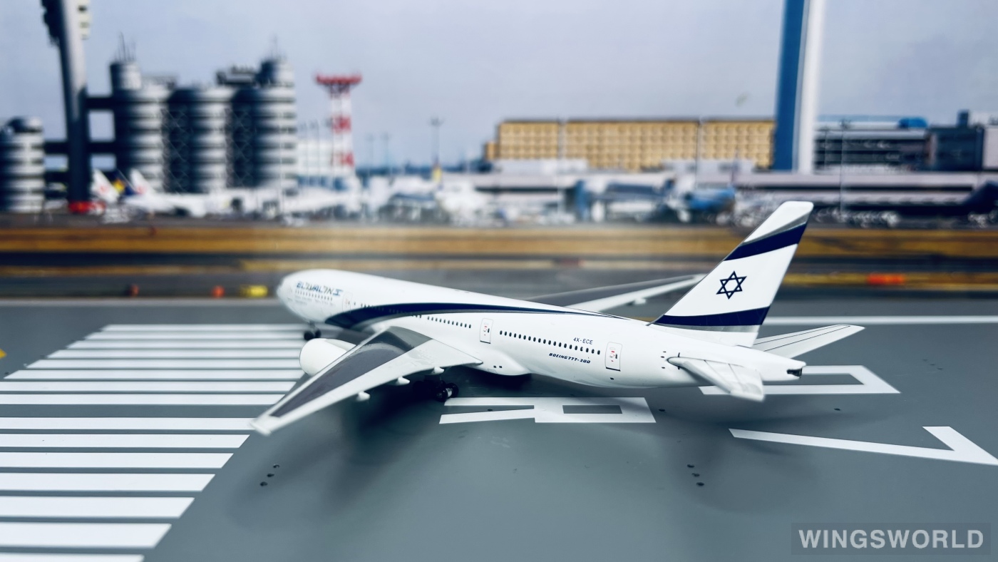 Witty 1:400 WT4772005 El Al 以色列航空 Boeing 777-200 4X-ECE
