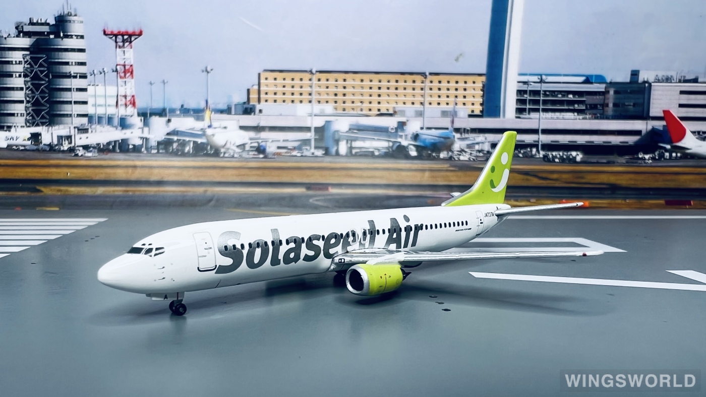 Geminijets 1:400 GJSNJ1240D Solaseed Air 空之子航空 Boeing 737-400 JA737A