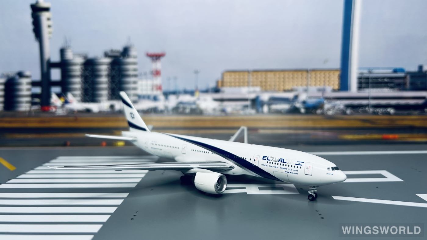 Witty 1:400 WT4772005 El Al 以色列航空 Boeing 777-200 4X-ECE