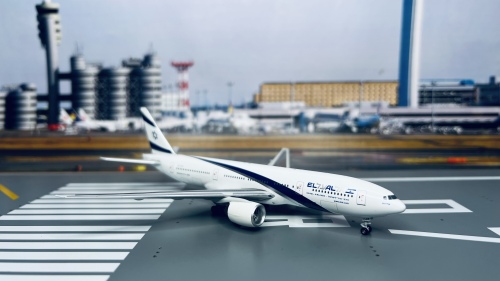 El Al 以色列航空 Boeing 777-200 4X-ECE  WT4772005 Witty 1:400