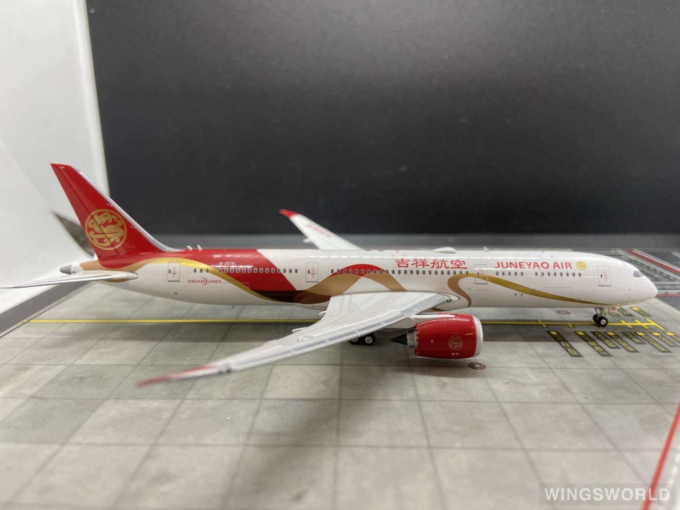 航空機・ヘリコプター Phoenix JUNYEAO AIR B787-9 1/400 1:400 JC Wings Juneyao Airlines Plane B787-9 Airplane