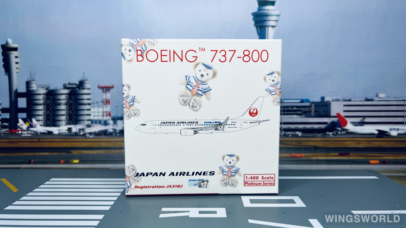 Phoenix 1:400 PH11206 Japan Airlines 日本航空 Boeing 737-800 JA318J