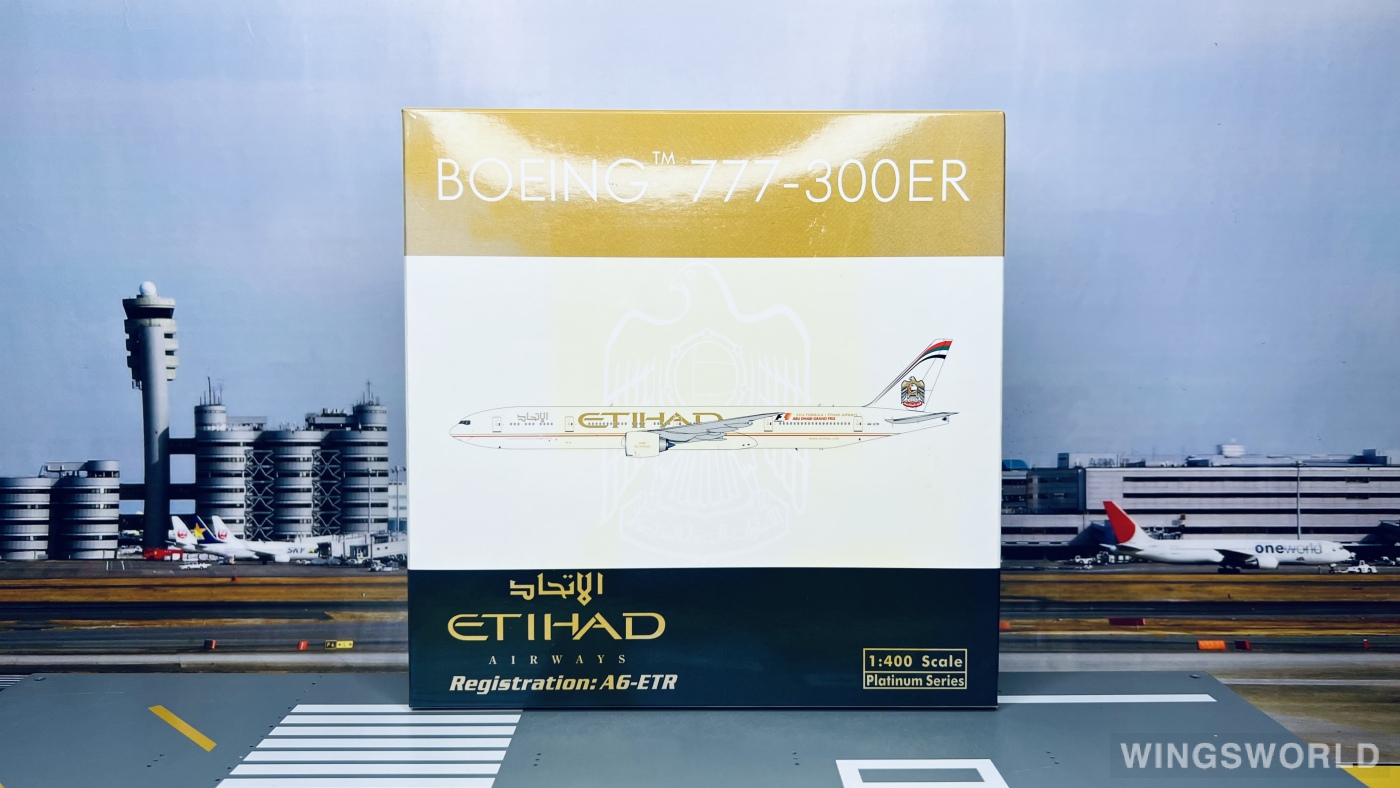 Phoenix 1:400 PH10913 Etihad Airways 阿提哈德航空 Boeing 777-300ER A6-ETR