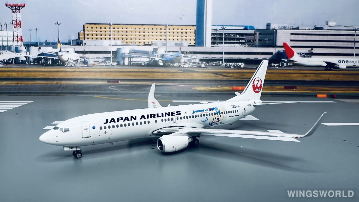 Phoenix 1:400 PH11206 Japan Airlines 日本航空 Boeing 737-800 JA318J