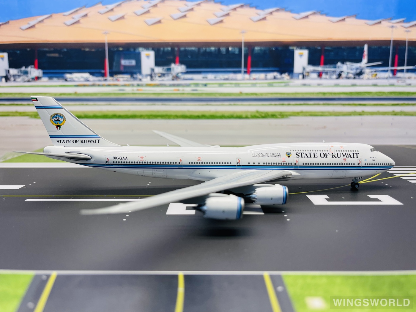 JC Wings 1:400 LH4227 Kuwait Air Force 科威特空军 Boeing 747-8i 9K-GAA