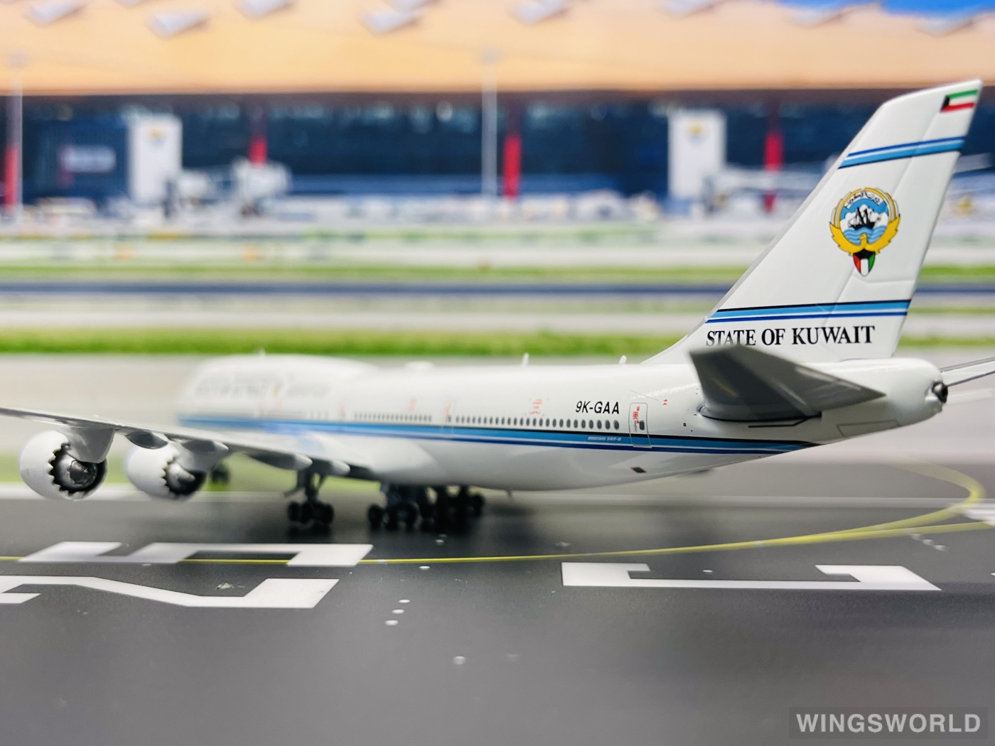 JC Wings 1:400 LH4227 Kuwait Air Force 科威特空军 Boeing 747-8i 9K-GAA