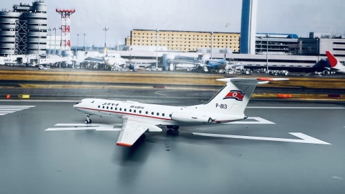 Pandamodel 1:400 Tupolev TU-134 Air Koryo 朝鲜高丽航空202015 P-813