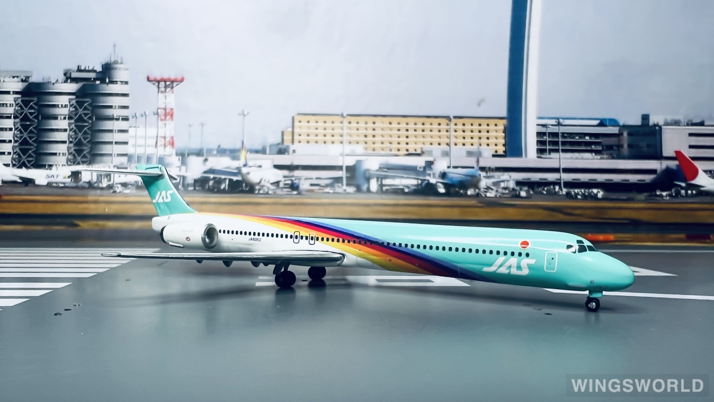 Phoenix 1:400 PH10021 JAS 日本佳速航空 McDonnell Douglas MD-90 JA8062