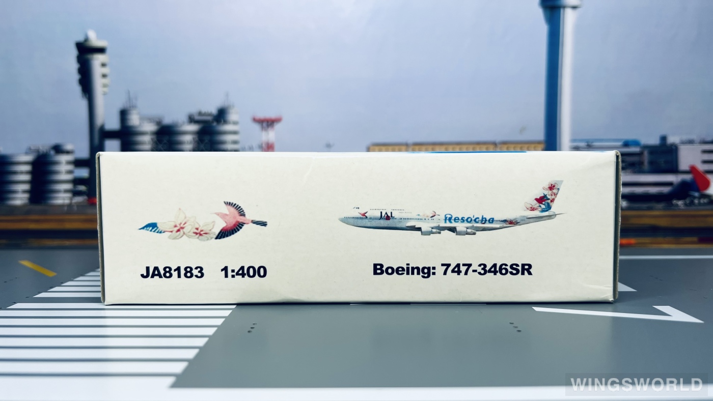 BlueAngle 1:400 BAJA8183 Japan Airlines 日本航空 Boeing 747-300 JA8183