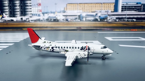 JC Wings 1:400 Saab 340 Japan Air Commuter JC4076 JA8887 的