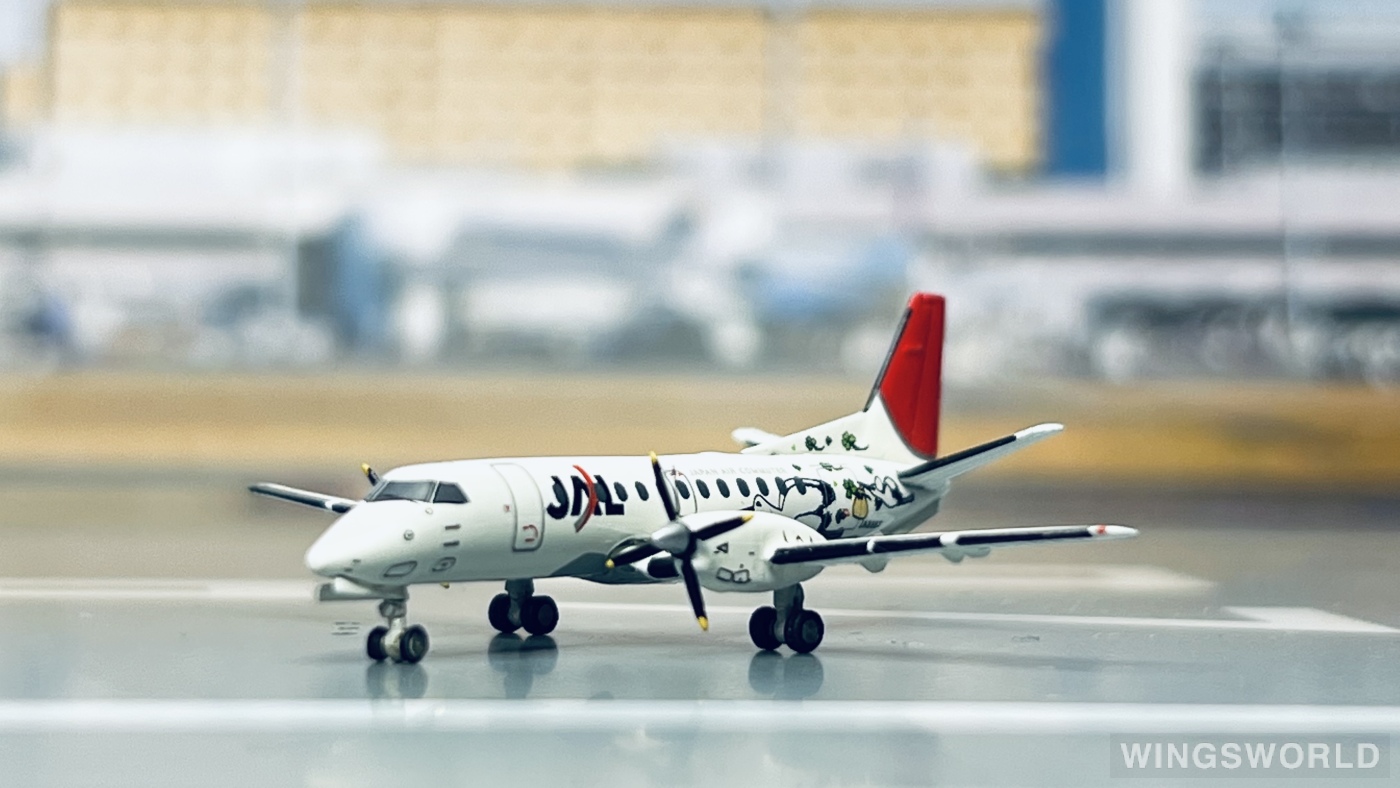 JC Wings 1:400 Saab 340 Japan Air Commuter JC4076 JA8887 的