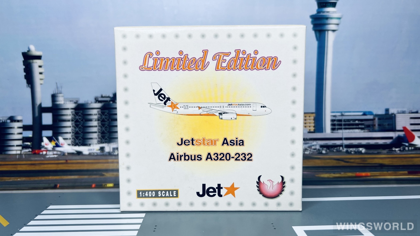 Phoenix 1:400 PH10037 Jetstar 捷星航空 Airbus A320 9V-VQZ