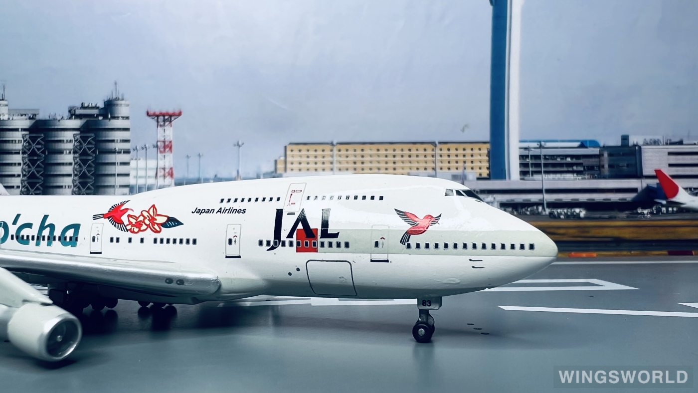 BlueAngle 1:400 Boeing 747-300 Japan Airlines 日本航空BAJA8183 