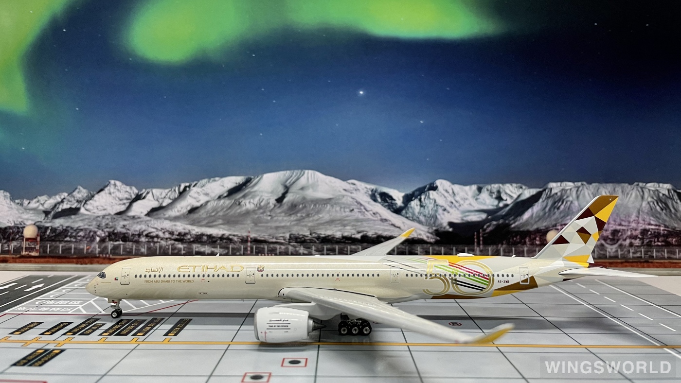 Phoenix 1:400 PH11726 Etihad Airways 阿提哈德航空 Airbus A350-1000 A6-XWB