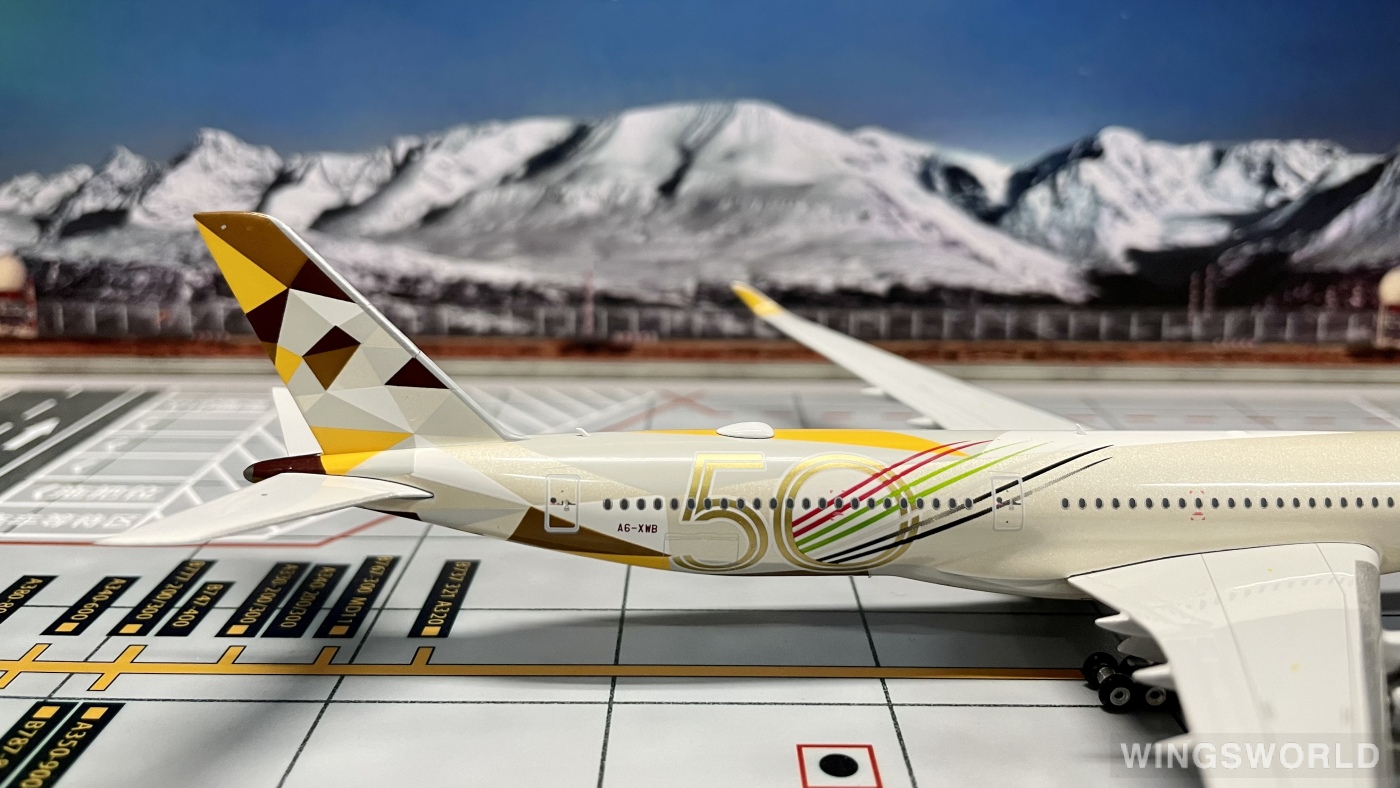 Phoenix 1:400 PH11726 Etihad Airways 阿提哈德航空 Airbus A350-1000 A6-XWB