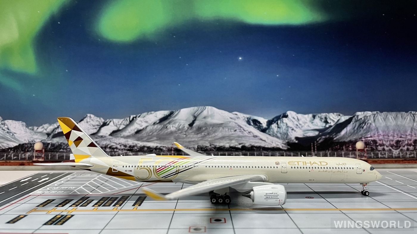 Phoenix 1:400 PH11726 Etihad Airways 阿提哈德航空 Airbus A350-1000 A6-XWB