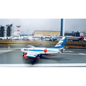 JASDF 日本航空自卫队 North American F-86 02-7960 蓝色冲击波飞行表演队 WA22083 Gulliver 1:200