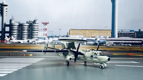 JASDF 日本航空自卫队 Northrop Grumman E-2 54-3456 AEW航空队 第601飞行队 浜松基地 WA22096 Gulliver 1:200