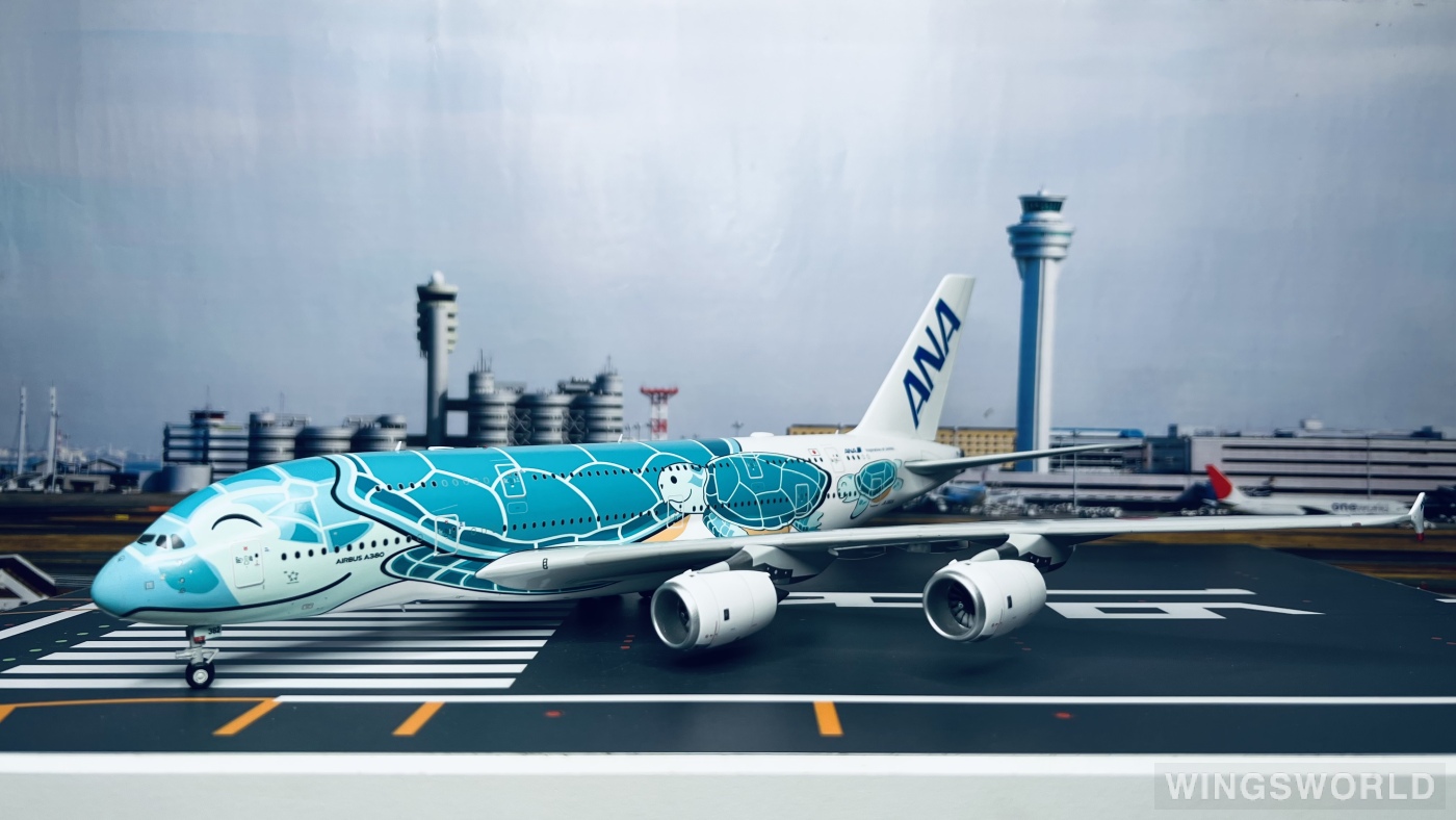JC Wings 1:200 Airbus A380-800 ANA 全日空EW2388006 JA382A 绿