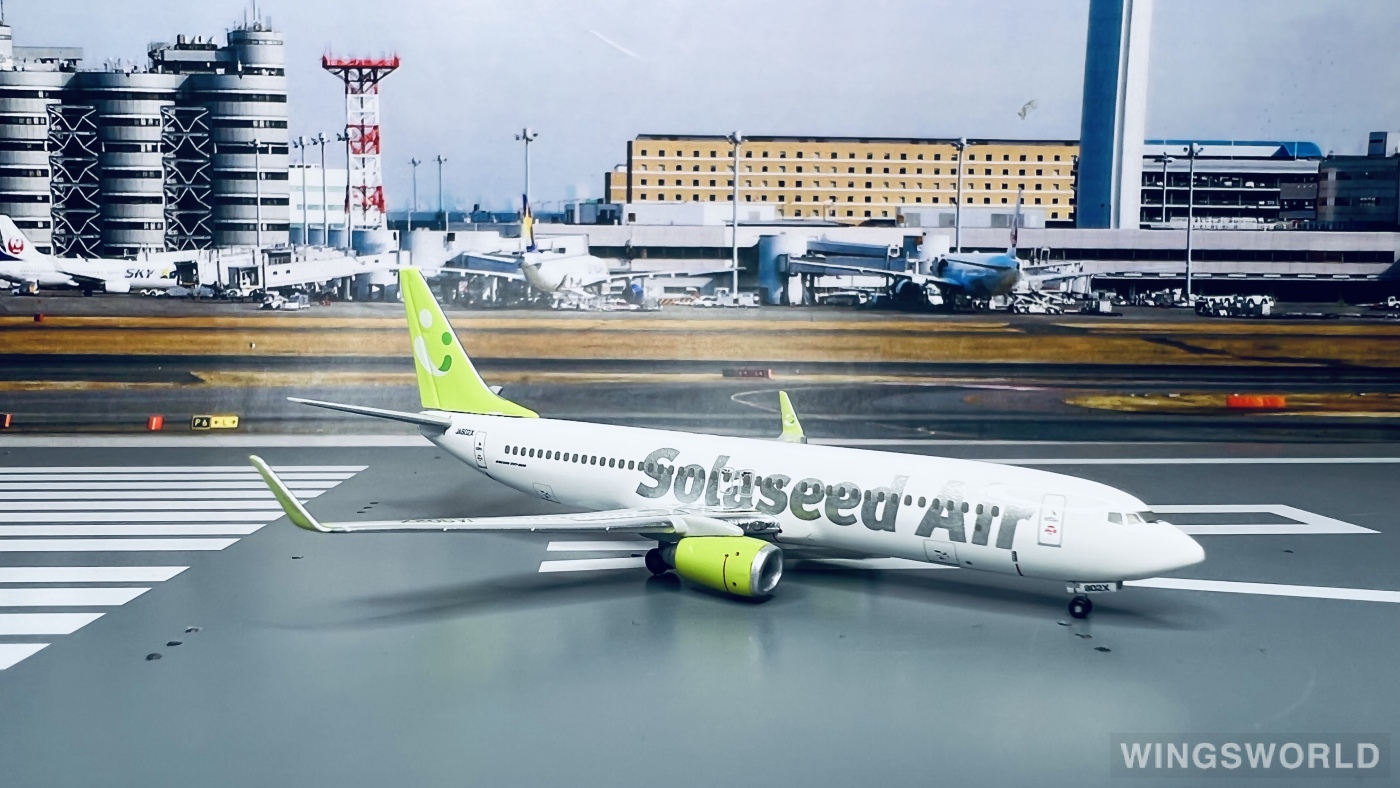 Hogan 1:400 WA24002 Solaseed Air 空之子航空 Boeing 737-800 JA802X
