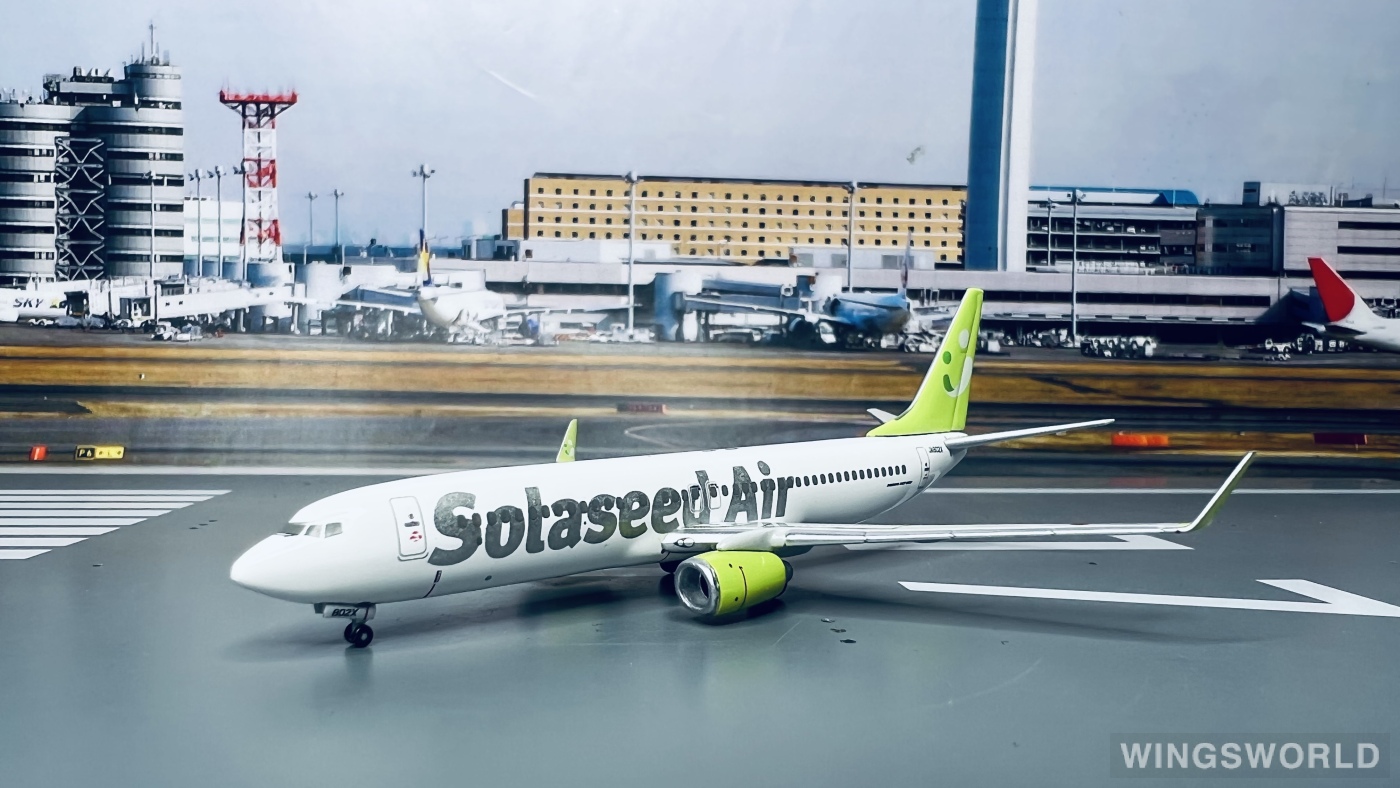 Hogan 1:400 WA24002 Solaseed Air 空之子航空 Boeing 737-800 JA802X
