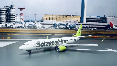 Solaseed Air 空之子航空 Boeing 737-800 JA802X  WA24002 Hogan 1:400