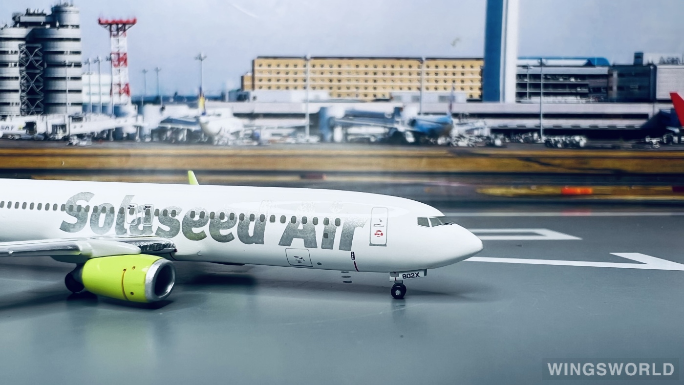 Hogan 1:400 WA24002 Solaseed Air 空之子航空 Boeing 737-800 JA802X