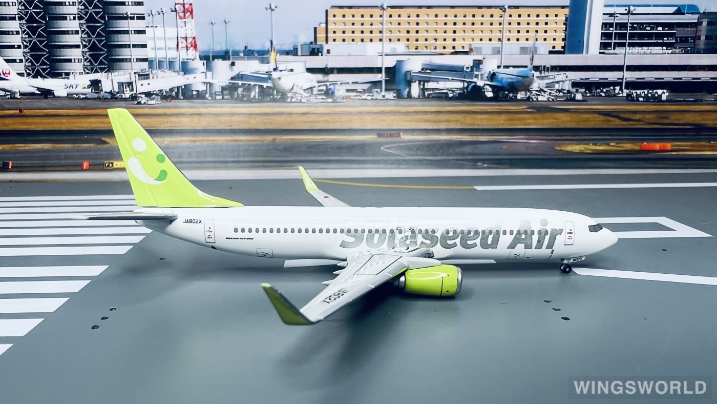 Hogan 1:400 WA24002 Solaseed Air 空之子航空 Boeing 737-800 JA802X