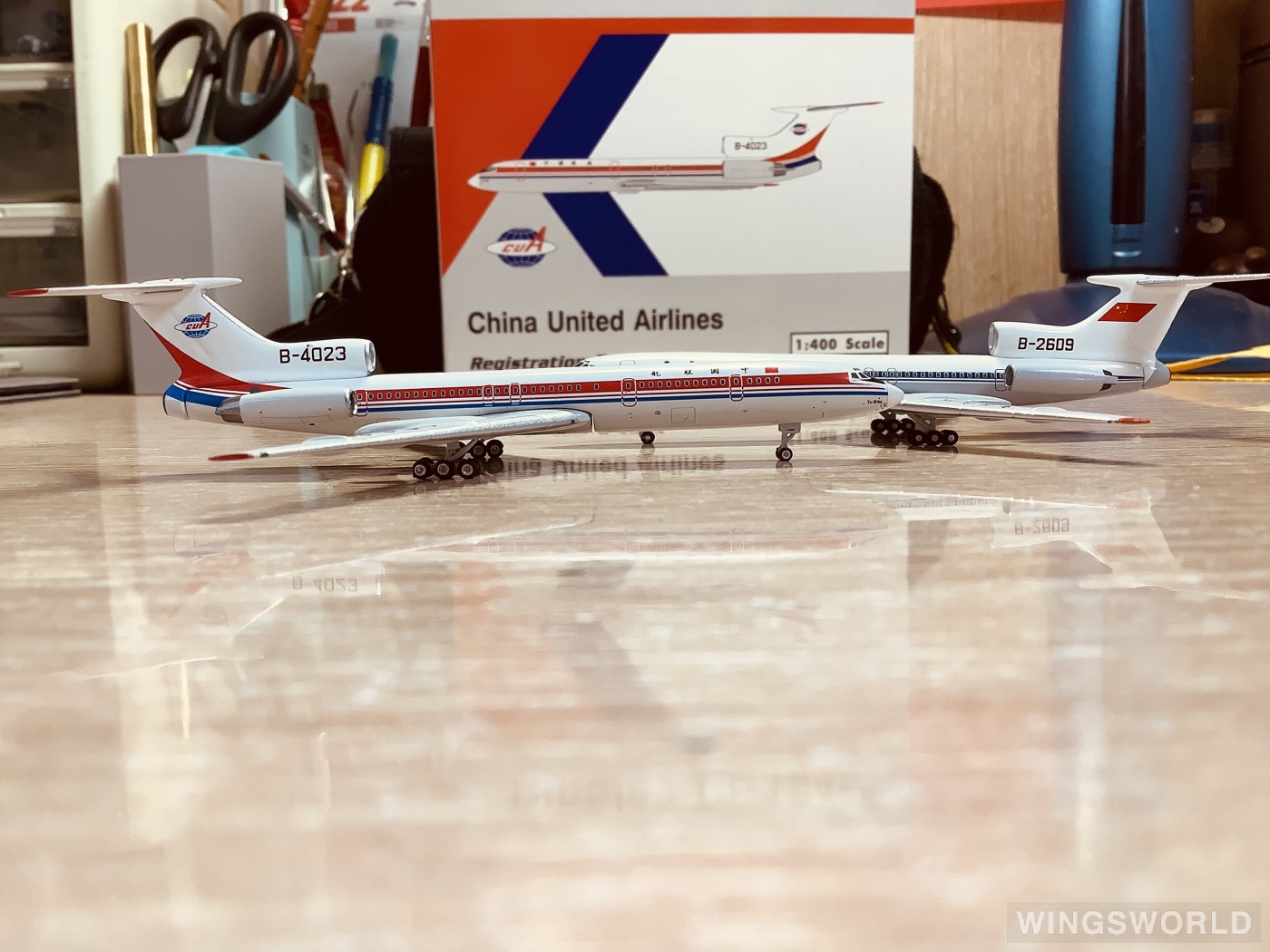 Phoenix 1:400 PH11735 China United Airlines 中国联合航空 Tupolev Tu-154 B-4023