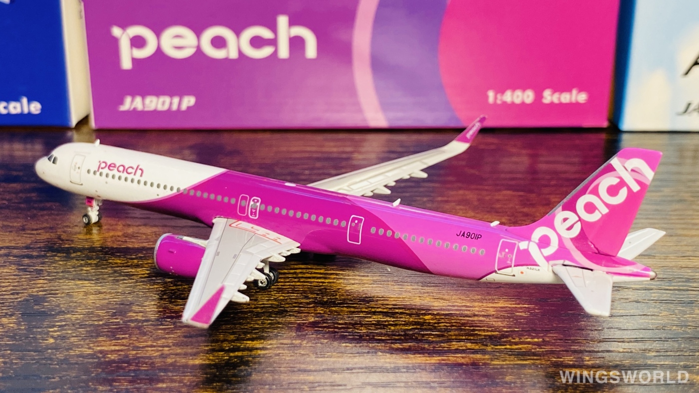 Phoenix 1:400 Airbus A321neo Peach Aviation 乐桃航空PH04431 JA901P 