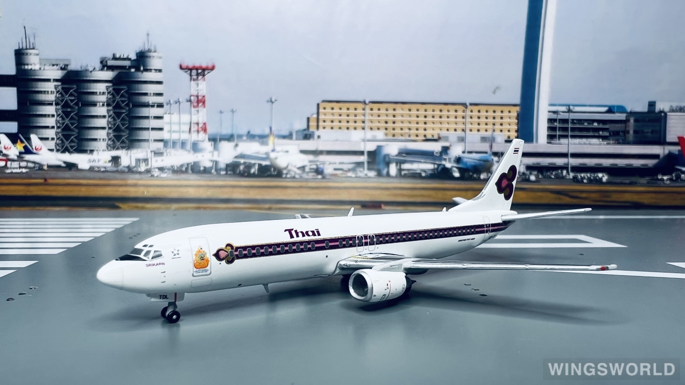 JC Wings 1:400 XX4988 Thai Airways 泰国国际航空 Boeing 737-400 HS-TDL