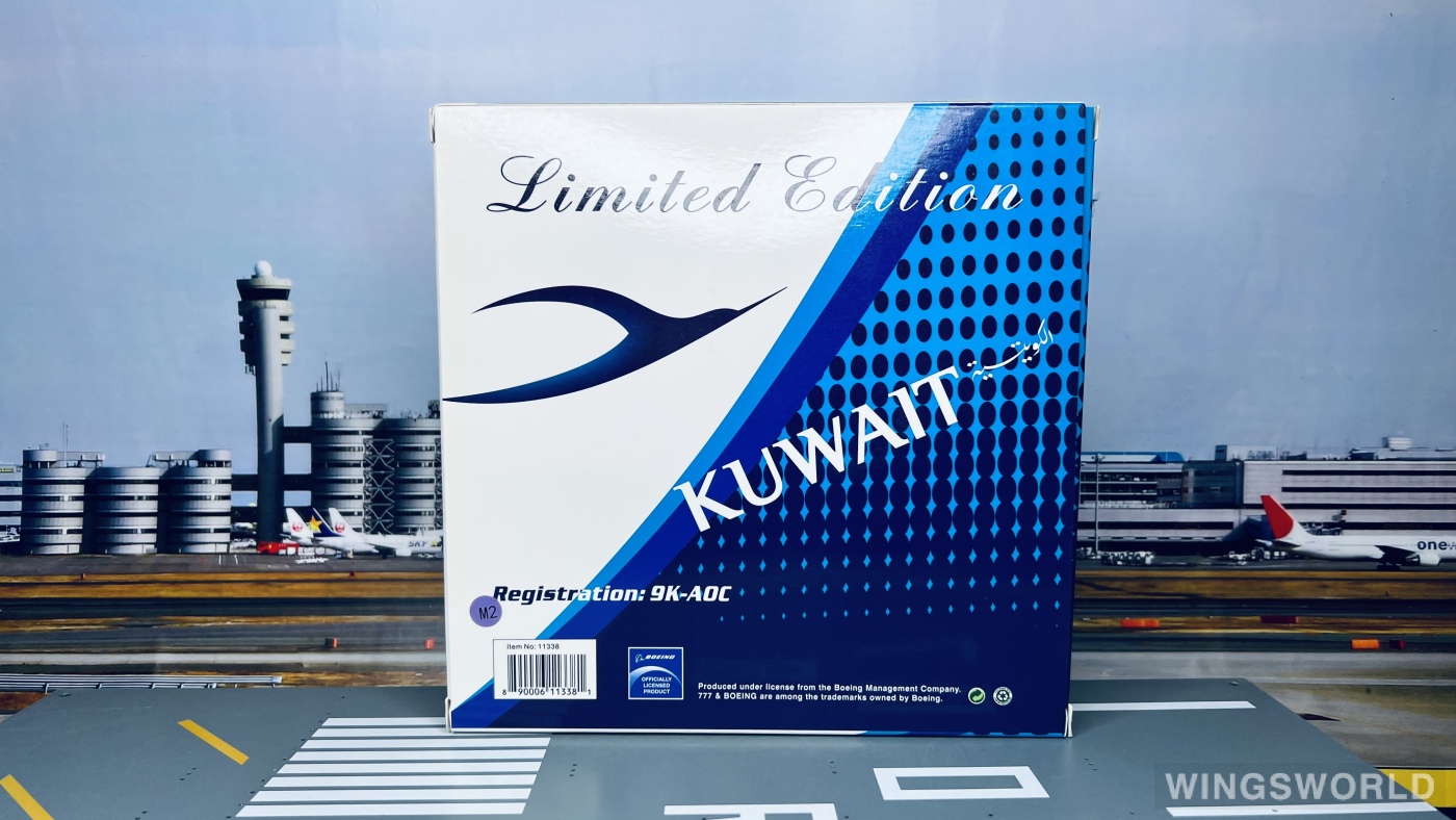 Phoenix 1:400 PH11338 Kuwait Airways 科威特航空 Boeing 777-300ER 9K-AOC