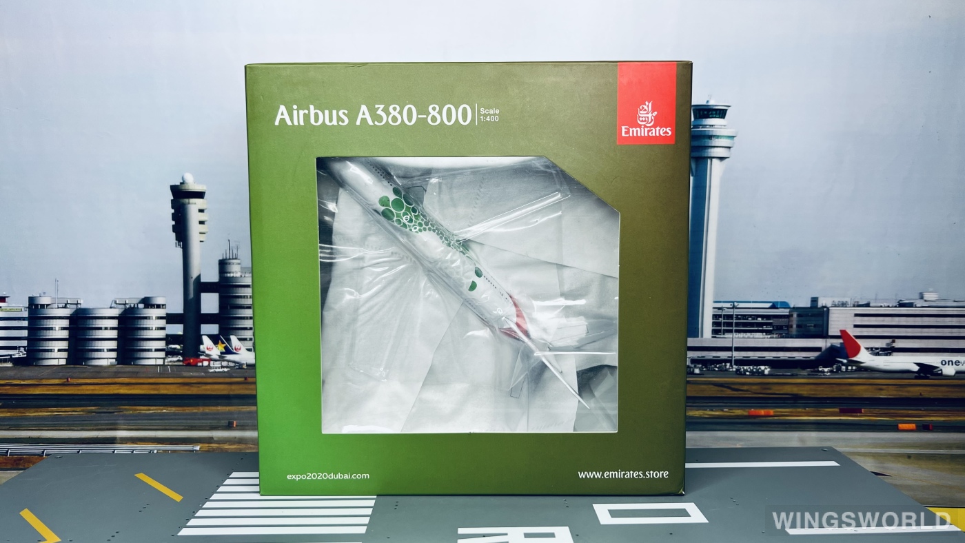 Geminijets 1:400 GJUAE1788 Emirates 阿联酋航空 Airbus A380-800 A6-EEW
