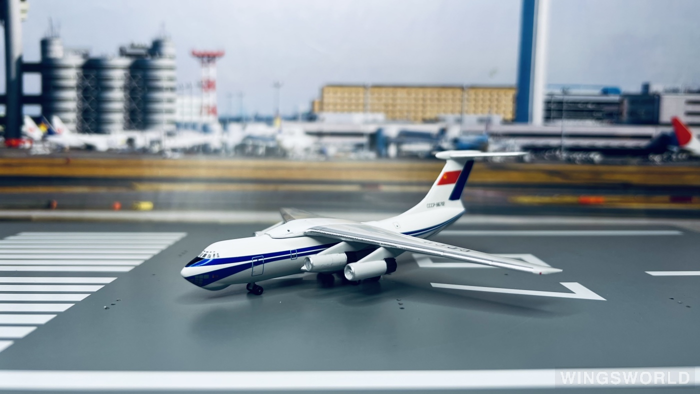 YU MODEL 1:400 YU0008 Aeroflot 俄罗斯航空 Ilyushin Il-76 CCCP-86712