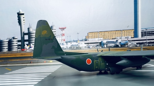 JASDF 日本航空自卫队 Lockheed C-130 Hercules 75-1076 第1输送航空队 第401飞行队 小牧基地 HG6405 Hogan 1:200