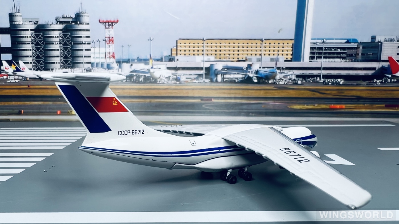 YU MODEL 1:400 YU0008 Aeroflot 俄罗斯航空 Ilyushin Il-76 CCCP-86712