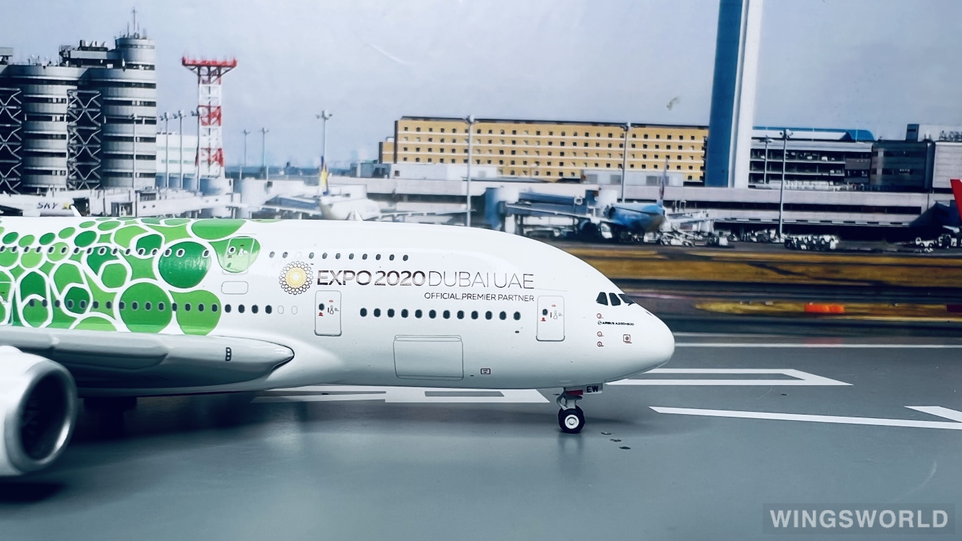 [値下げ]EMIRATES航空　AIRBUS A380 1/400 Emirates Airbus A380 A6-EEG GeminiJets GJUAE1483 Scale 1:400
