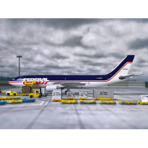 FedEx 联邦快递 Airbus A300-600 N650FE  AC411083 AeroClassics 1:400