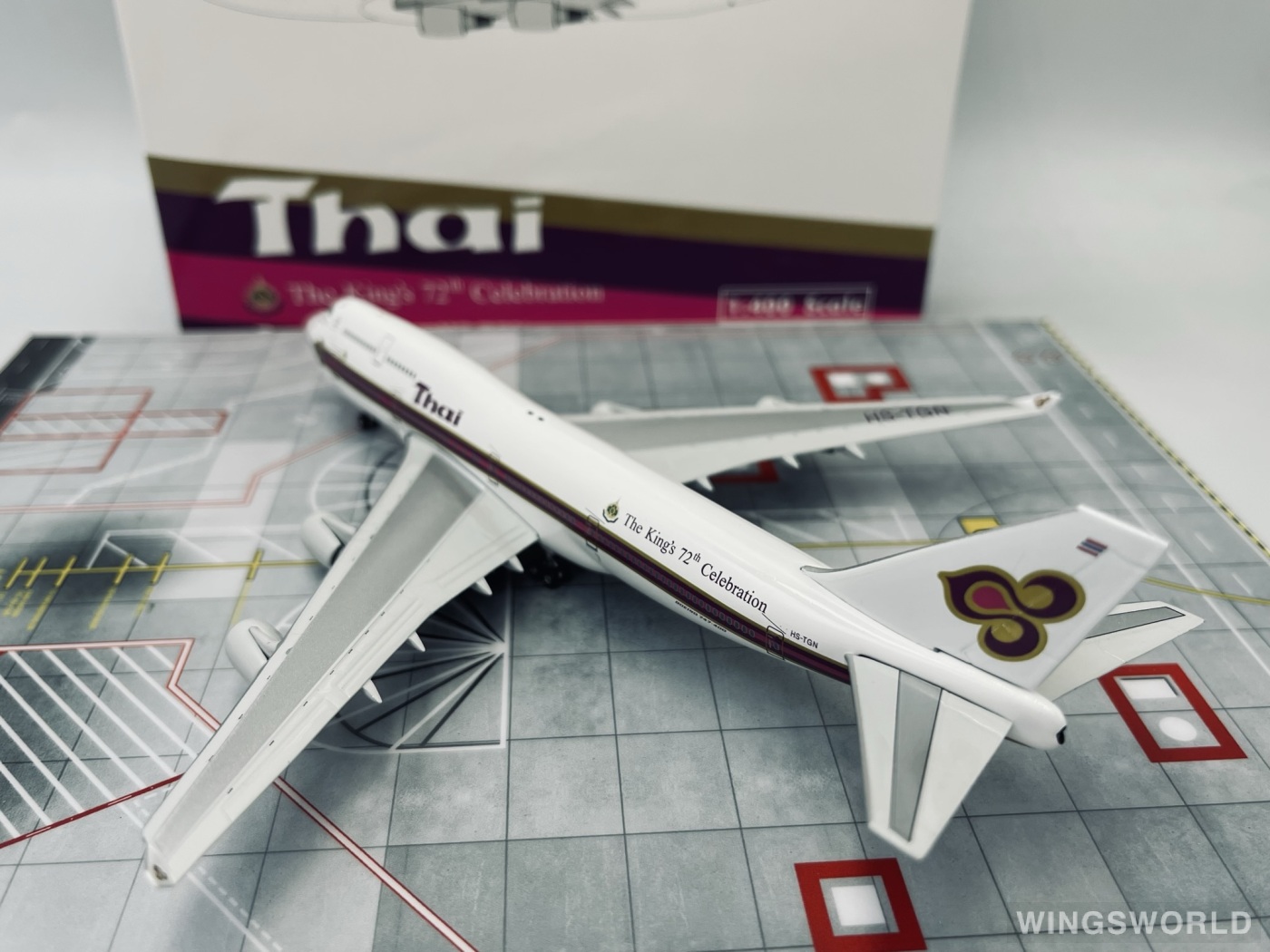 Phoenix 1:400 PH10506 Thai Airways 泰国国际航空 Boeing 747-400 HS-TGN