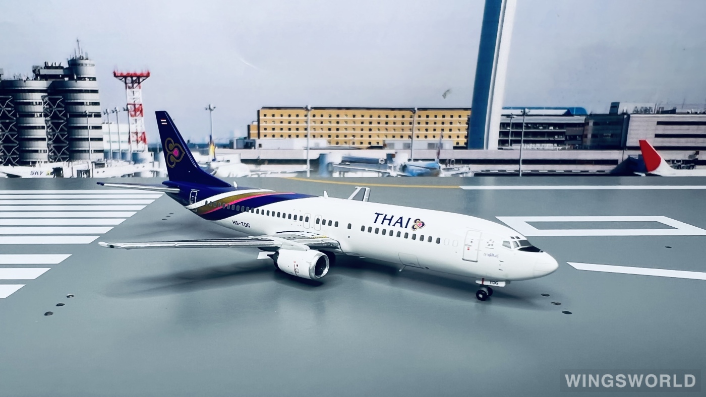 JC Wings 1:400 XX4989 Thai Airways 泰国国际航空 Boeing 737-400 HS-TDG