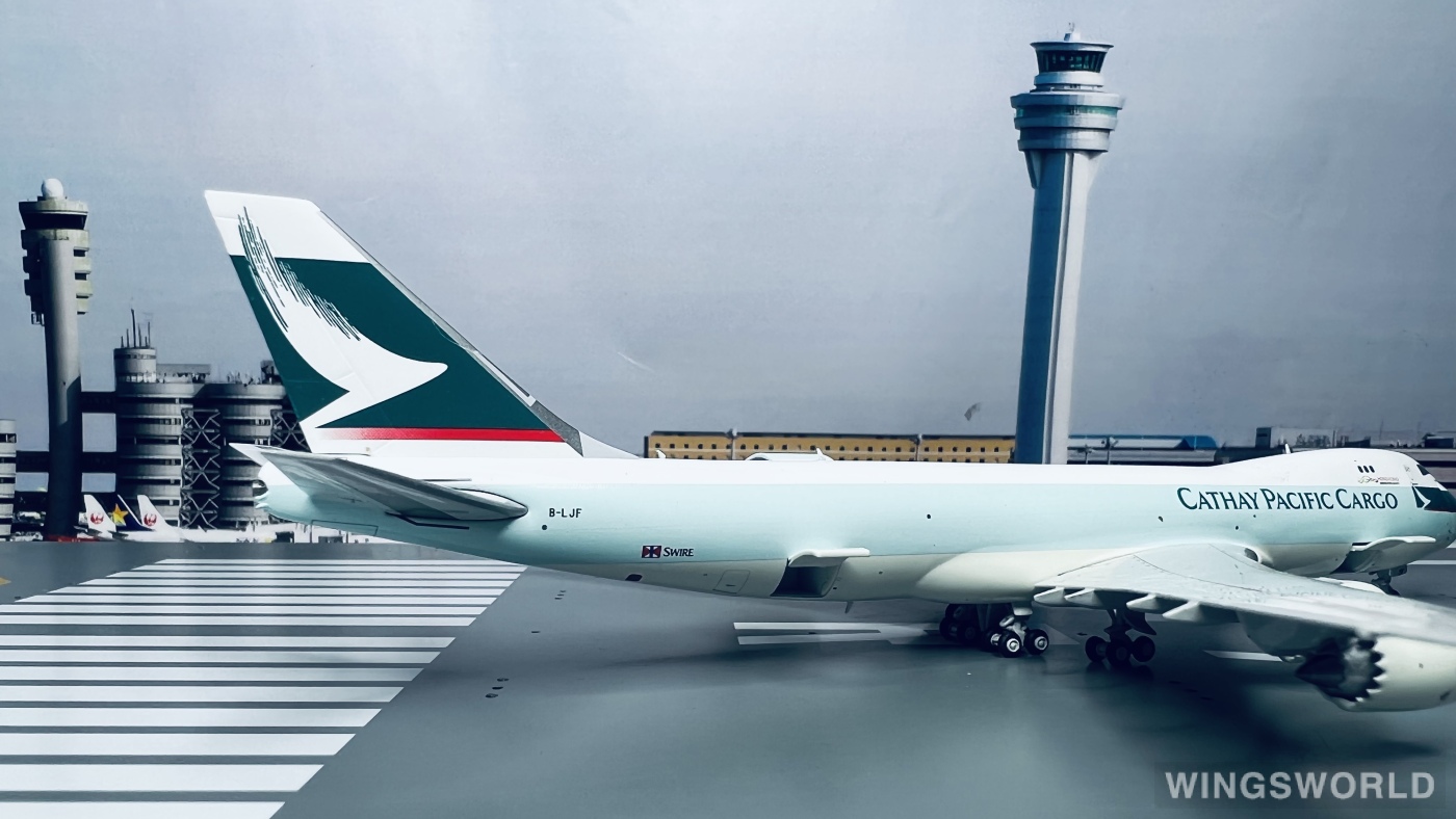 JC Wings 1:400 EW4748010 Cathay Pacific 国泰航空 Boeing 747-8F B-LJF