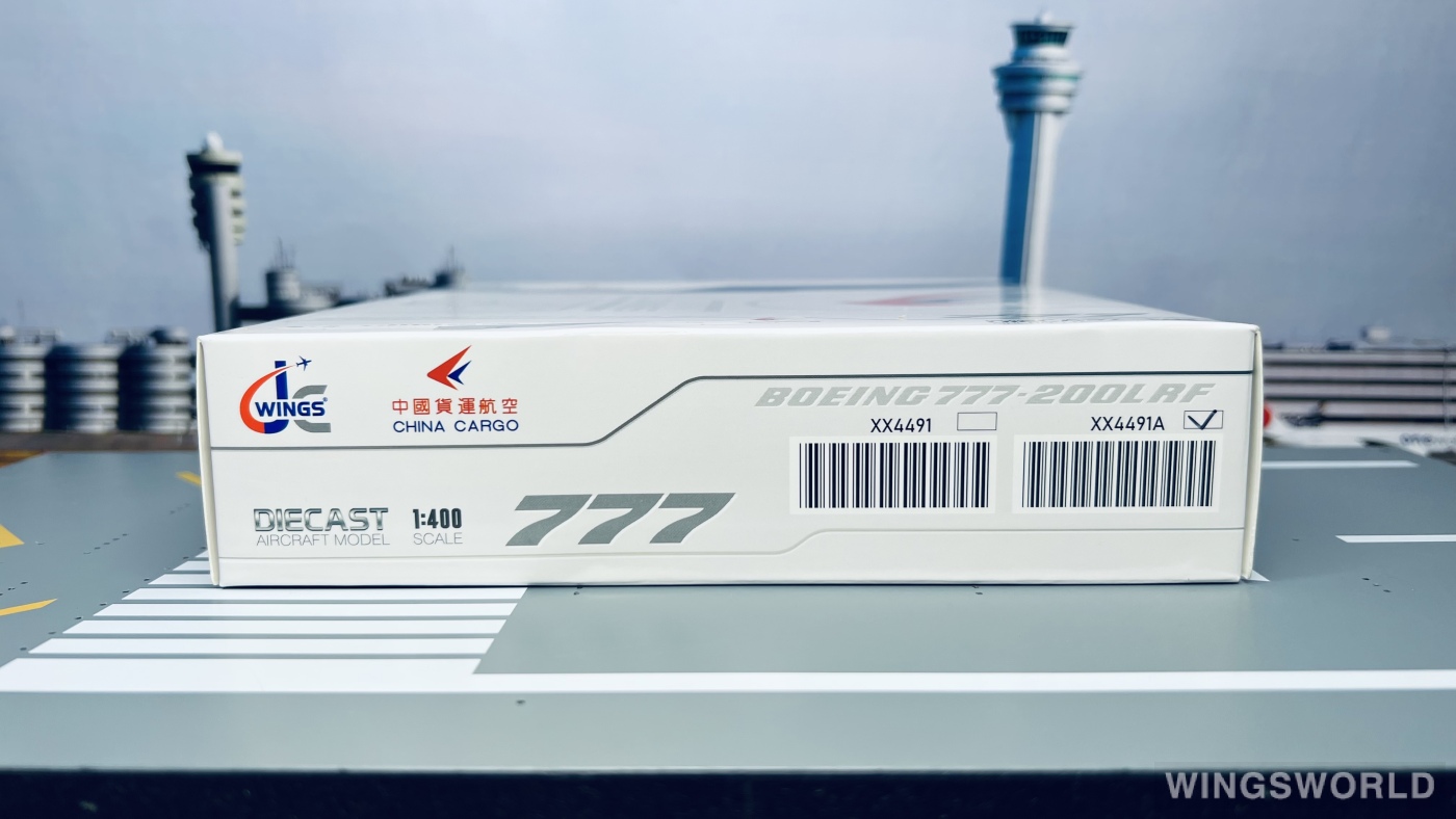 JC Wings 1:400 XX4491A China Cargo Airlines 中国货运航空 Boeing 777F B-220E