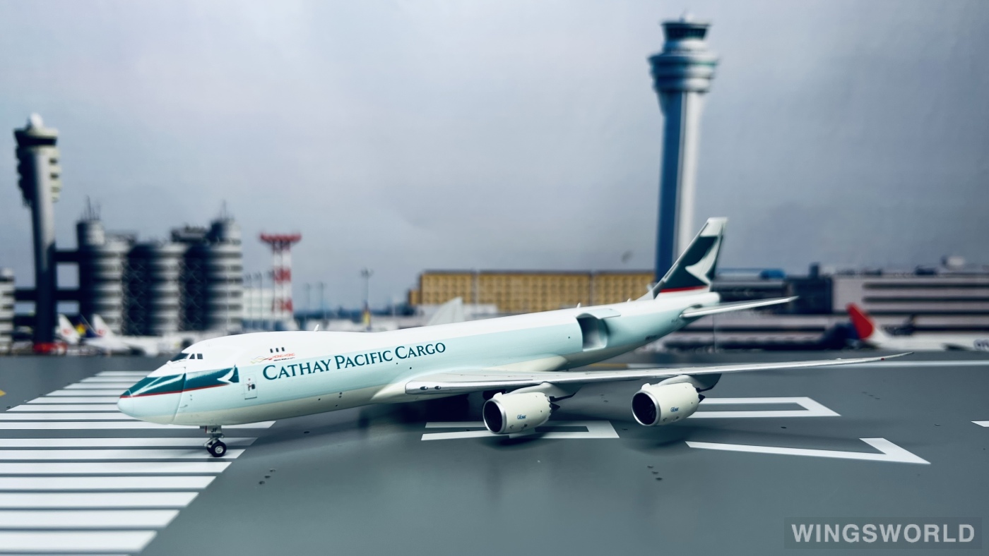 JC Wings 1:400 EW4748010 Cathay Pacific 国泰航空 Boeing 747-8F B-LJF