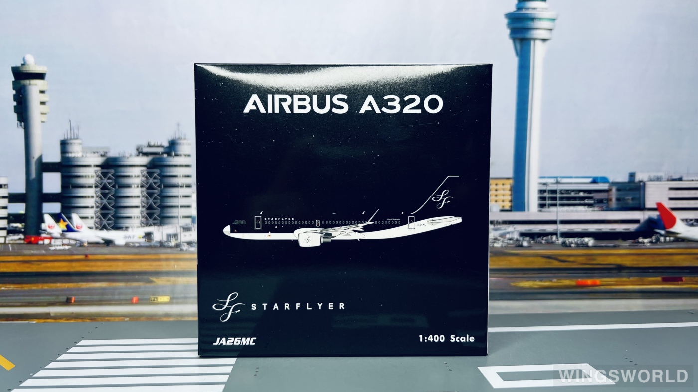 Phoenix 1:400 PH04430 StarFlyer 星悦航空 Airbus A320 JA26MC