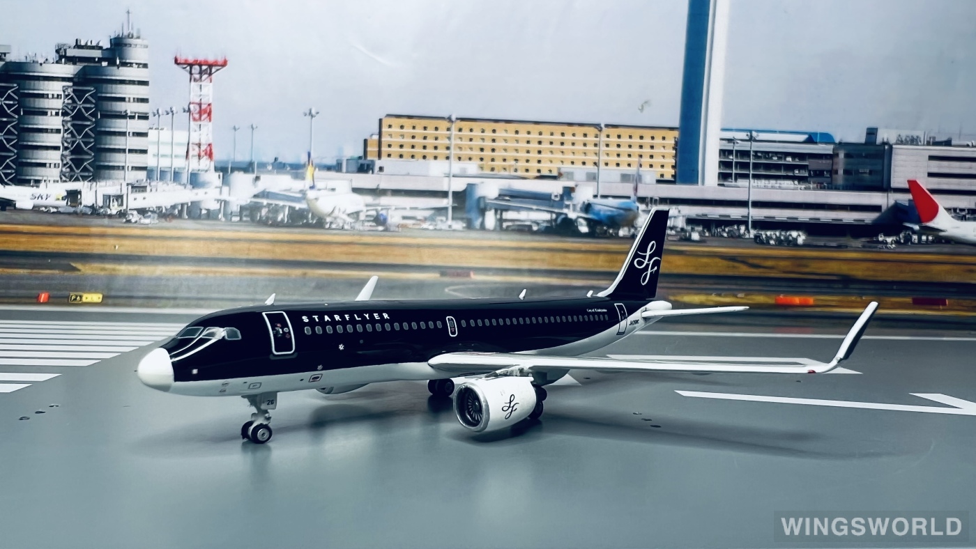 Phoenix 1:400 PH04430 StarFlyer 星悦航空 Airbus A320 JA26MC