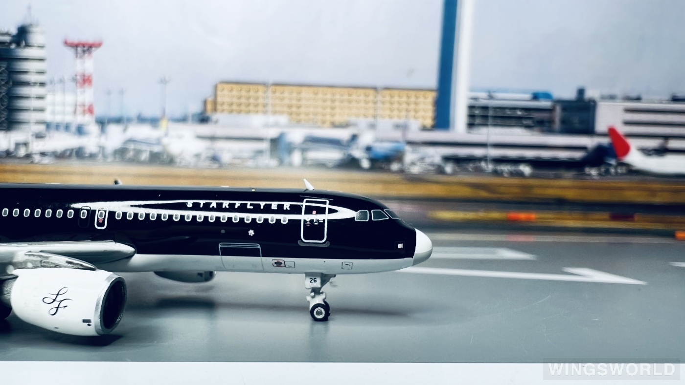 Phoenix 1:400 PH04430 StarFlyer 星悦航空 Airbus A320 JA26MC
