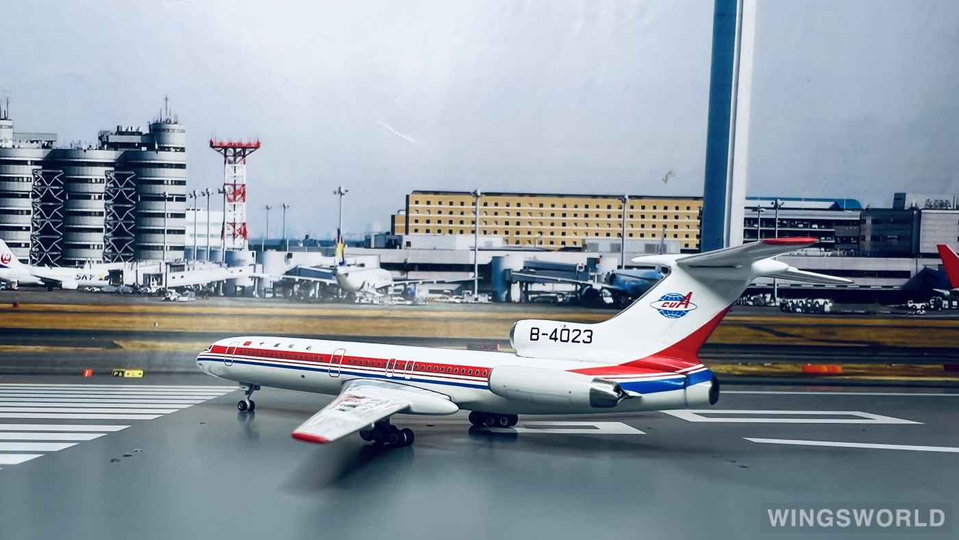 Phoenix 1:400 PH11735 China United Airlines 中国联合航空 Tupolev Tu-154 B-4023