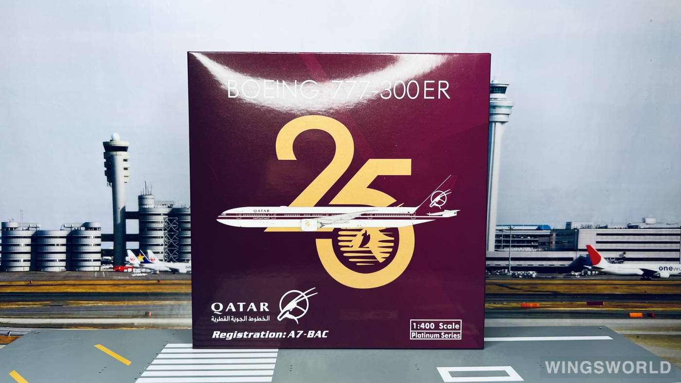 Phoenix 1:400 PH11739 Qatar 卡塔尔航空 Boeing 777-300ER A7-BAC