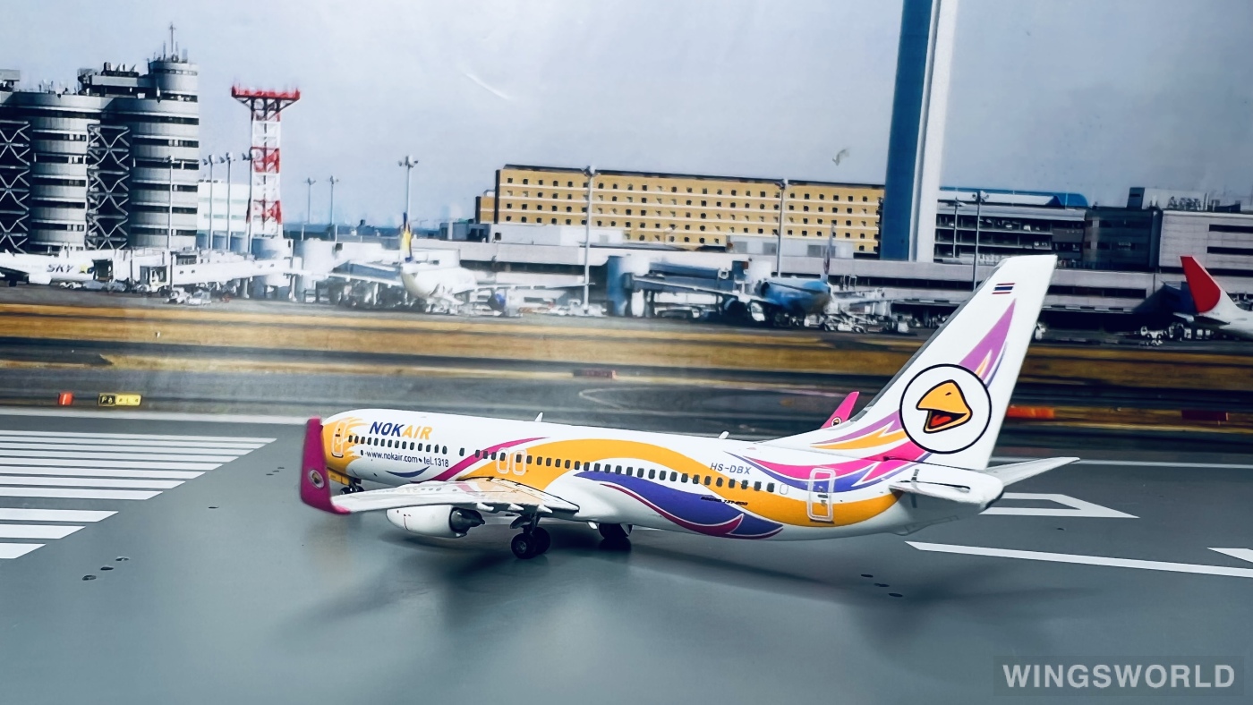 Phoenix 1:400 PH11721 Nok Air 皇雀航空 Boeing 737-800 HS-DBX
