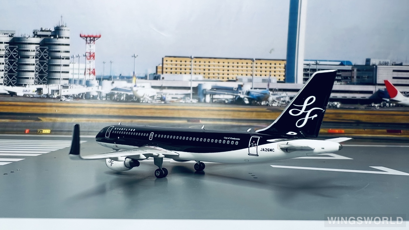 Phoenix 1:400 PH04430 StarFlyer 星悦航空 Airbus A320 JA26MC
